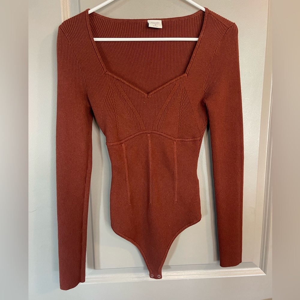 Abercrombie & Fitch Ribbed Bodysuit Size Medium